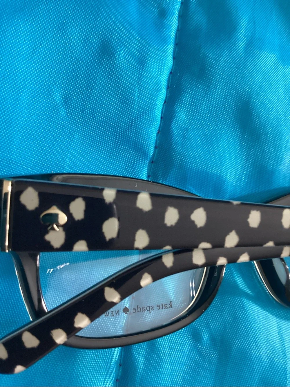 kate spade Black Polka Dot Eyeglasses